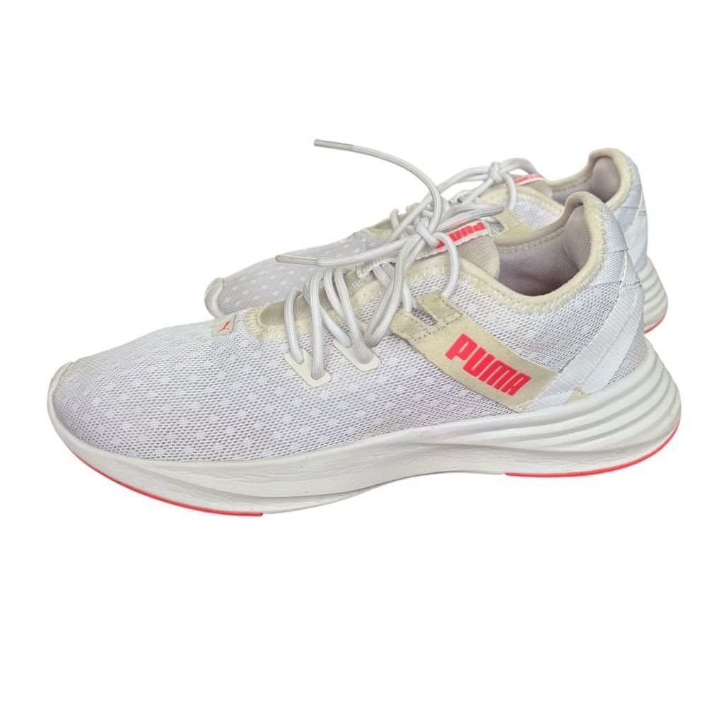 Puma Radiate XT White & Pink Soft Foam Performance Sneakers Women’s 9.5